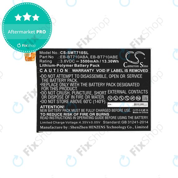 Batteria per Samsung Galaxy Tab S2 8.0", EB-BT710ABA, Li-Pol, 3.8V, 3500mAh, HQ