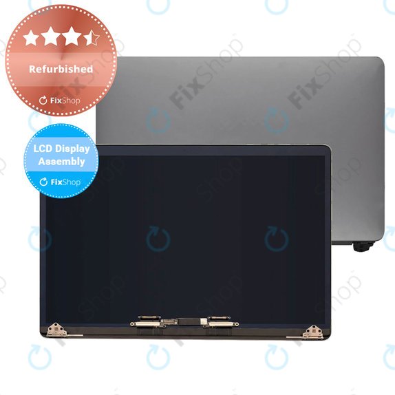Schermo LCD per MacBook Pro 15" A1990 (2018 - 2019), Space Gray, Display, Vetro frontale, Scocca, Refurbished
