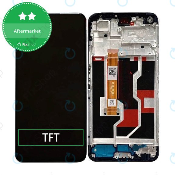 Schermo per Realme 9i RMX3491, Vetro touch con cornice