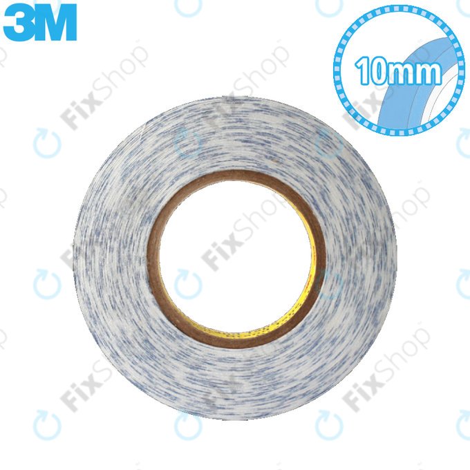 Nastro biadesivo 3M, 10mm x 50m, Trasparent