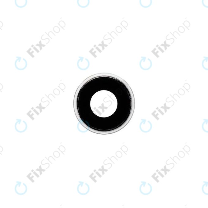 Lente fotocamera e frame per iPhone XR, White
