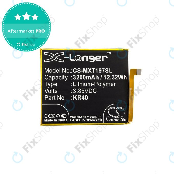 Batteria per Motorola One Vision, 3200mAh, Li-Pol, 3.85 V, SB18C43602, HQ