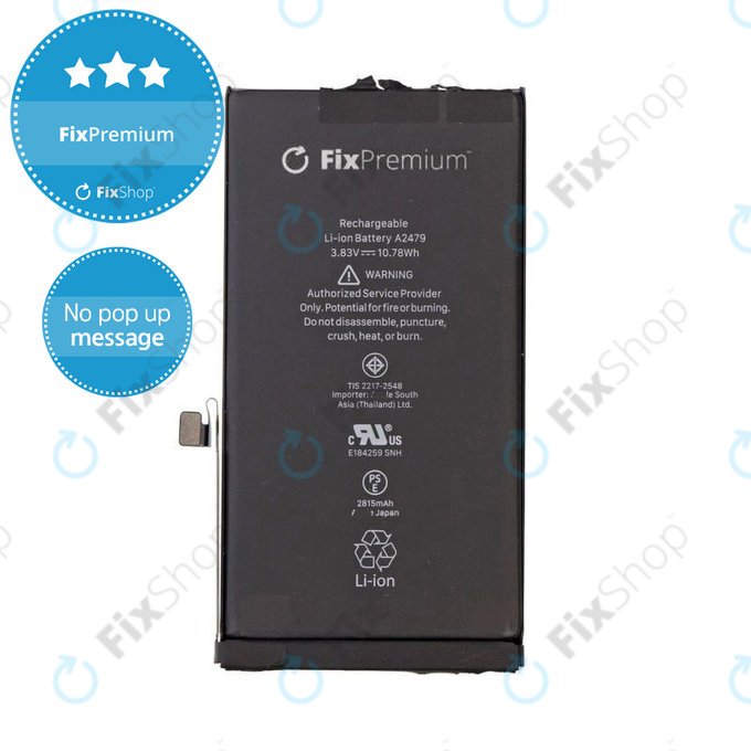 Batteria per iPhone 12, 12 Pro, 2815mAh, DIAGNOSTIC