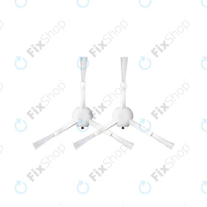 Spazzola laterale White 2 pz per Xiaomi Dreame L10 Pro, D9, D9 Max, D9 Pro, F9, Mi Robot Vacuum Mop Mijia 1C, 2 Mijia 2C, 2 Pro+ Mijia 1T, 2 Ultra, Trouver Roboter LDS