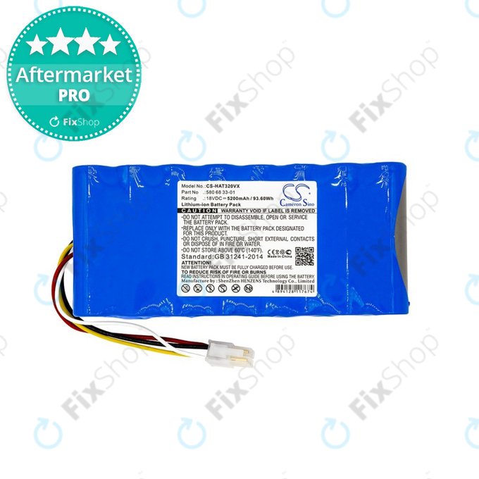 Batteria per Husqvarna Automower 300-seriess, 400-seriess, 500-seriess, 580 68 33-01 02 03, 588 14 64-01 02, 589 58 52-01 02, 589 58 57-01, 5200mAh, HQ