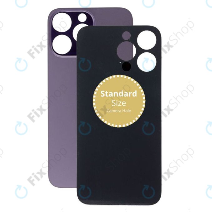 Vetro scocca posteriore per iPhone 14 Pro Max, Deep Purple
