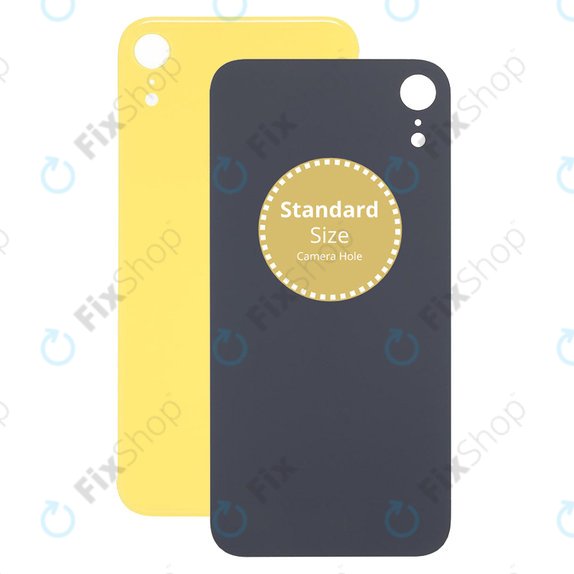 Vetro scocca posteriore per iPhone XR, Yellow