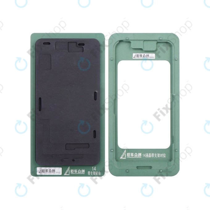 Stampo di allineamento con tappetino di laminazione con cornice per iPhone 14, XHZC