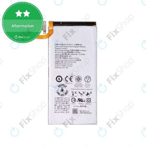 Batteria per Blackberry Priv, BAT-60122-003, 3410mAh