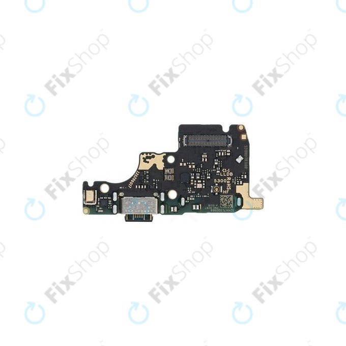 Scheda PCB connettore di ricarica con lettore SIM per Xiaomi Poco M7 Pro 5G, Redmi Note 14 5G, 56002100O1700, Genuine Service Pack