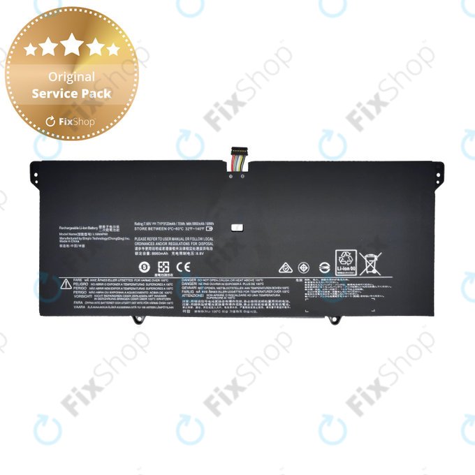 Batteria per Lenovo Yoga 920-13IKB, L16C4P61, L16M4P60, 77055363, 9120mAh, Genuine Service Pack