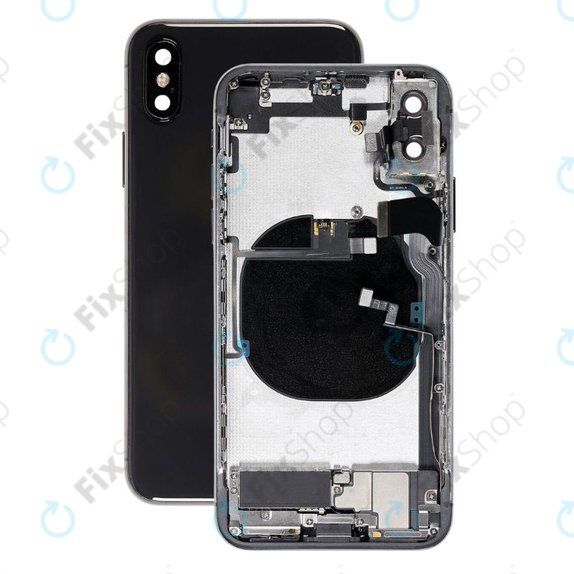 Scocca posteriore con piccoli componenti per iPhone XS, Space Gray