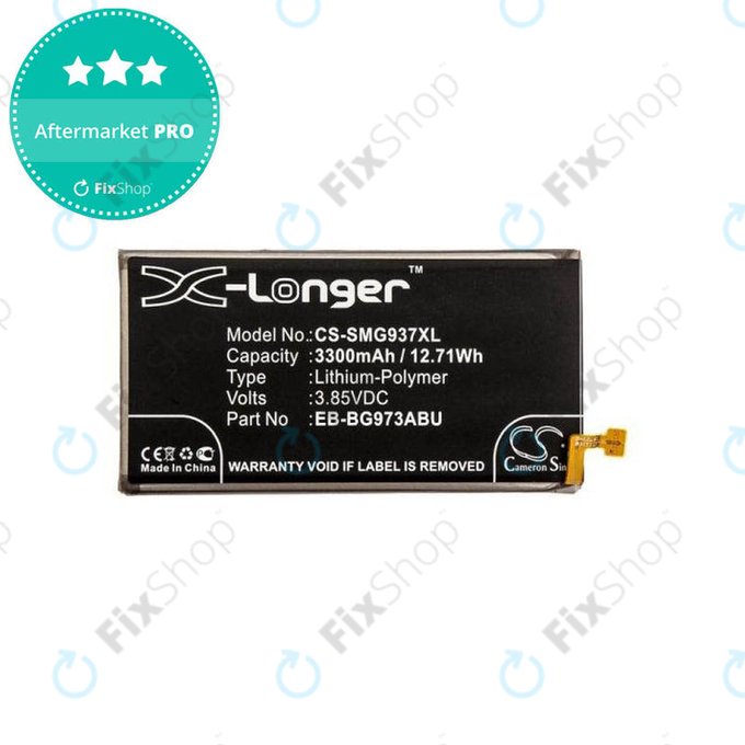 Batteria per Samsung S10 G973F, EB-BG973ABU, 3300mAh, HQ
