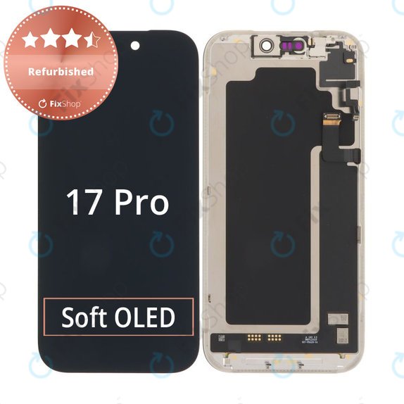 Schermo per iPhone 17 Pro, Vetro touch con cornice, Refurbished