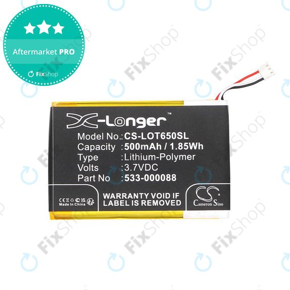 Batteria per Logitech Mx Master, 533-000088, HB303450, Li-Pol, 500mAh, 3.7V, HQ