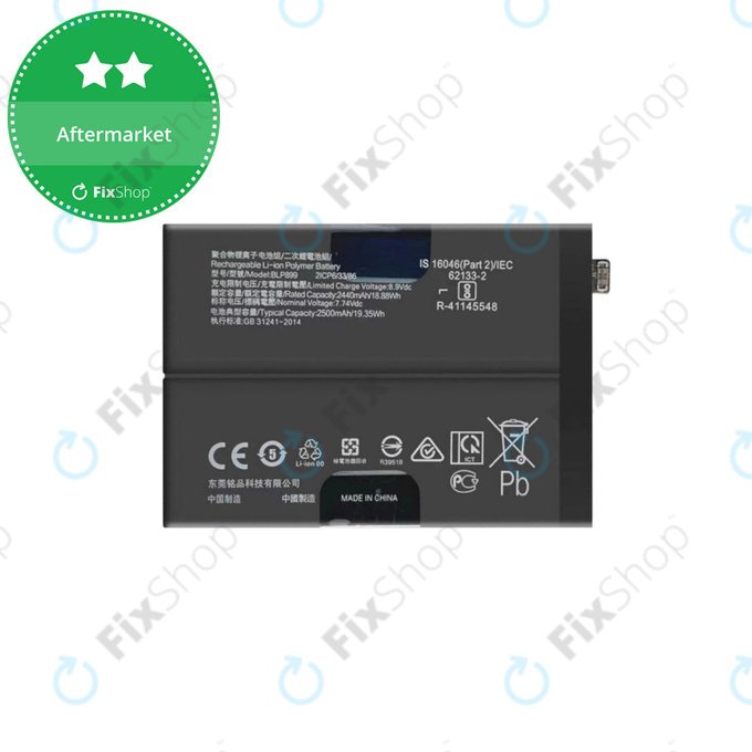 Batteria per OnePlus 10 Pro NE2210 NE221, BLP899, 5000mAh