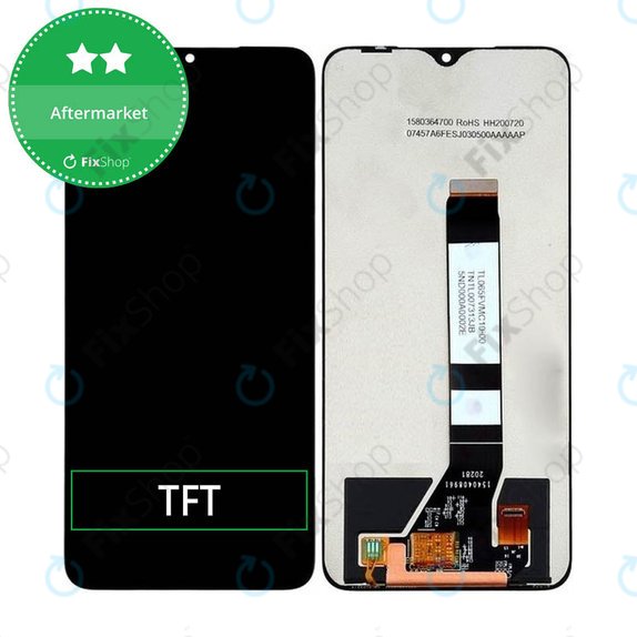 Schermo LCD per Xiaomi Poco M3, Vetro touch senza cornice