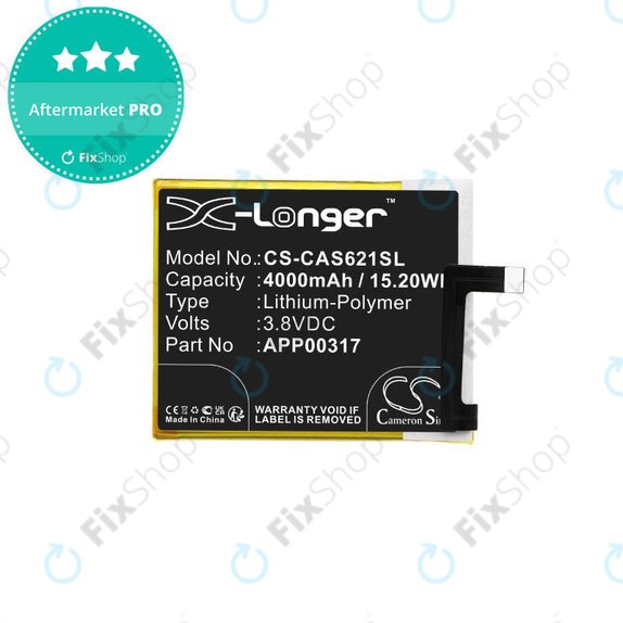 Batteria per Caterpillar S62 Pro, APP00317, 4000mAh, HQ