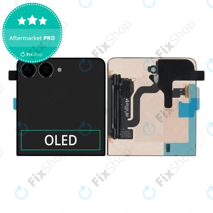 Schermo OLED per Samsung Z Flip 7 F766B, Vetro touch senza cornice, Sub