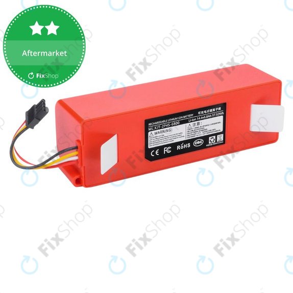 Batteria per Xiaomi RobGoldck S-seriess, T-seriess, Q-seriess, XJT-2P4S-6500, Li-Ion, 6800mAh, 14.4V