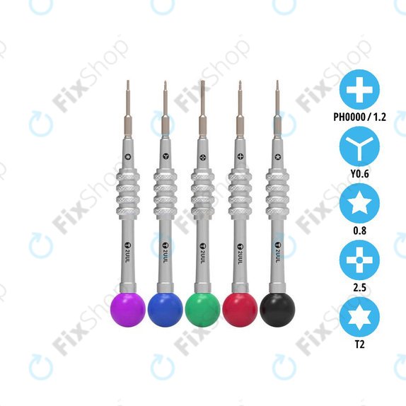 Set cacciaviti Lollipop 5 in 1 nuova versione, 2UUL Scroo