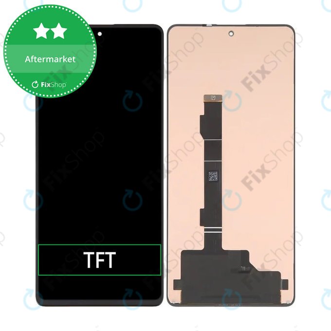 Schermo LCD per Xiaomi Redmi Note 13 Pro 5G 2312DRA50C, Vetro touch senza cornice