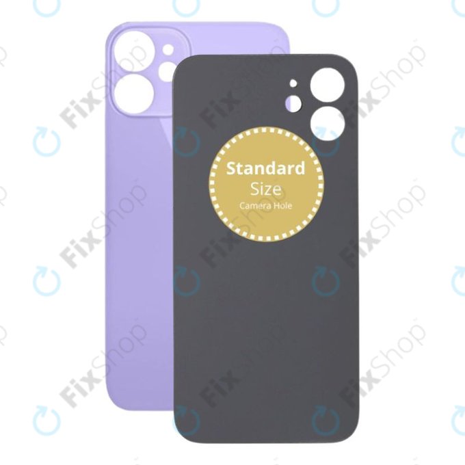 Vetro scocca posteriore per iPhone 12 Mini, Purple
