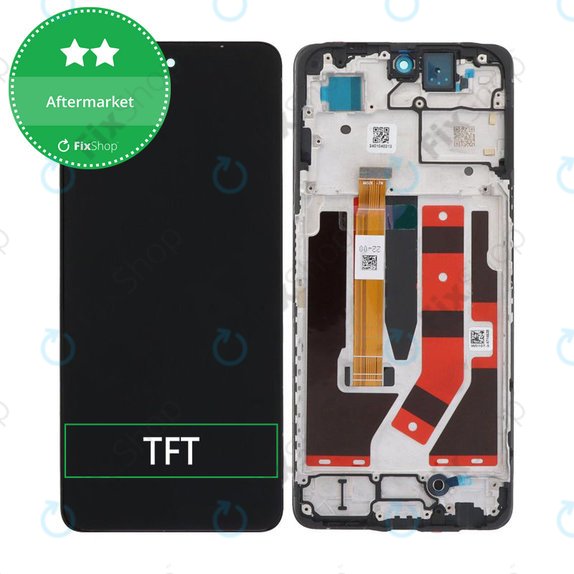Schermo per OnePlus Nord CE 3 Lite, Chromatic Gray, Vetro touch con cornice