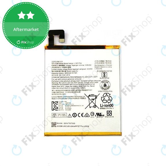 Batteria per Lenovo Tab 4 8 TB-8704F, L16D1P34, L20D1P31, 4850mAh
