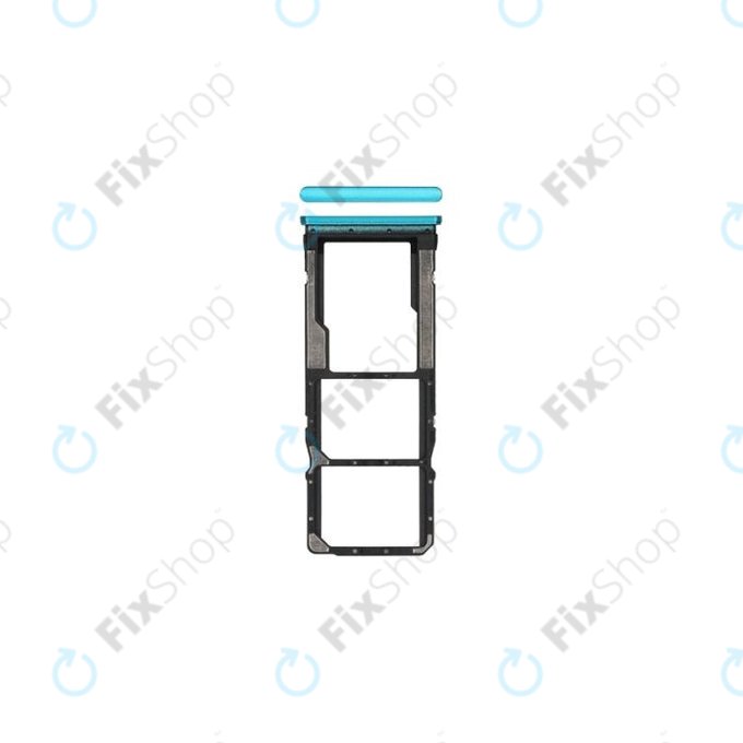 SIM e SD Tray per Xiaomi Redmi Note 9S, 9 Pro, Aurora Blue