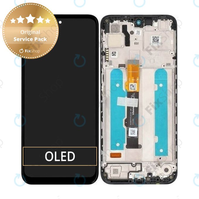 Schermo LCD per MotGoldla Moto G41 XT2167, Vetro touch senza cornice, 5D68C19764, Genuine Service Pack