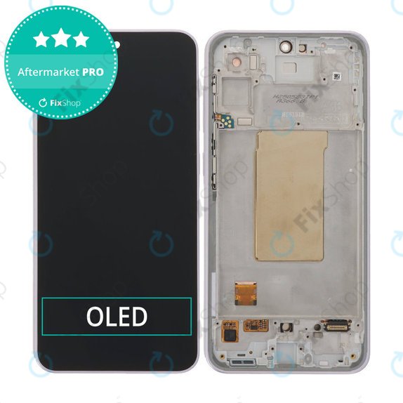 Schermo OLED per Samsung A36 A366E, Awesome Lavender, Vetro touch con cornice