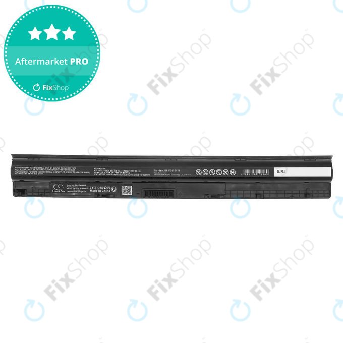 Batteria per Dell Inspiron 14, 15, 17, Vostro 14, 15, GXVJ3, Li-Ion, 2600mAh, 14.8V, HQ