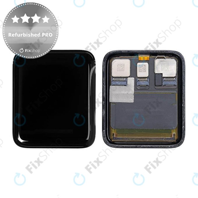 Schermo LCD per Apple Watch 3 42mm, Vetro touch senza cornice, Refurbished PRO