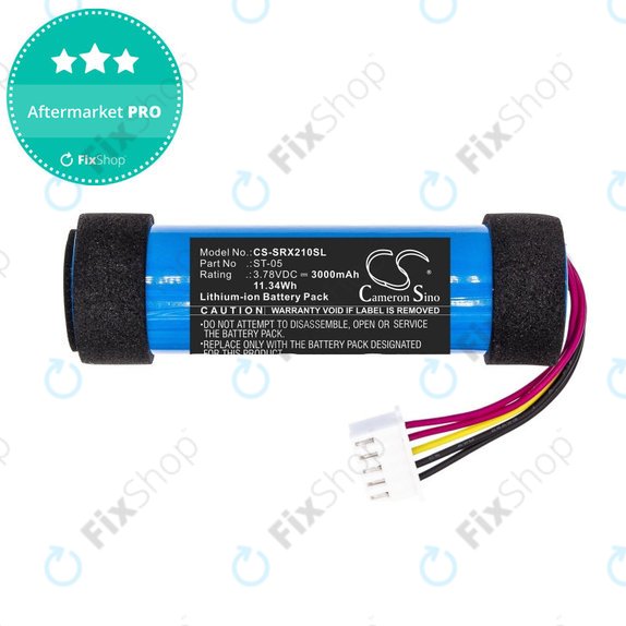 Batteria per Sony SRS-XB21, ST-05, Li-Ion, 3000mAh, 3.78V, HQ