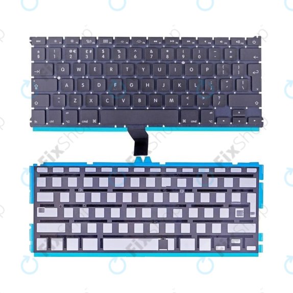 Tastiera con retroilluminazione UK per MacBook Air 13" A1369 (Mid 2011), A1466 (Mid 2012 - Mid 2017)