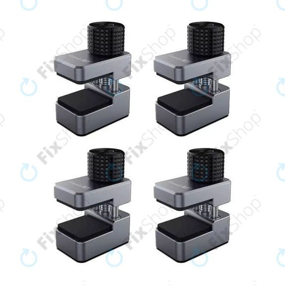 Morsetto in alluminio con rivestimento in gomma, apertura 11mm, 4pcs, QianLi iClamp