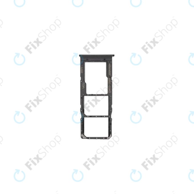 Vassoio SIM per Samsung A12 A125F, Black, GH98-46124A, Genuine Service Pack