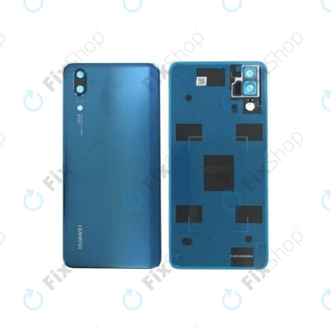 Cover batteria per Huawei P20, Blue, 02351WKU, Genuine Service Pack