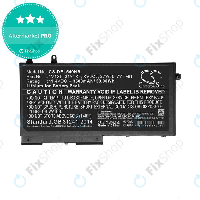 Batteria per Dell Latitude 5400, Inspiron 7591 2-in-1, XV8CJ, Li-Ion, 3500mAh, 11.4V, HQ