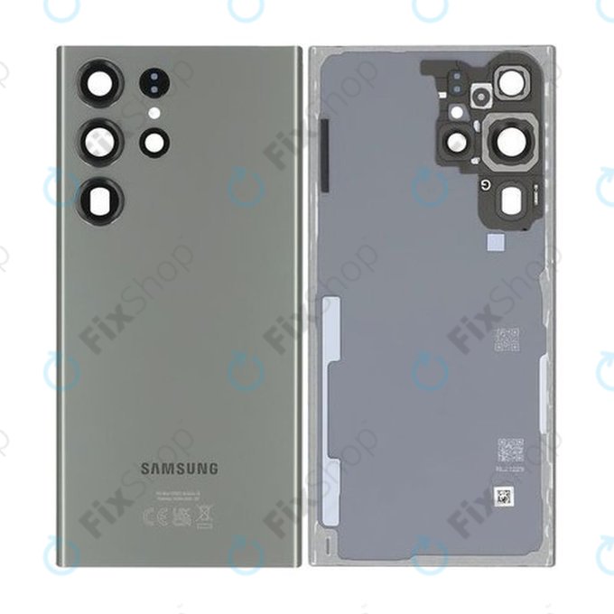 Cover batteria per Samsung S23 Ultra S918B, Green, GH82-30400C, Genuine Service Pack