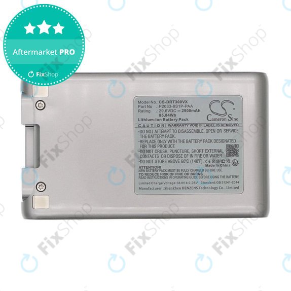 Batteria per Dreame T30, P2033-8S1P-PAA, Li-Ion, 2900mAh, 29.6V, HQ