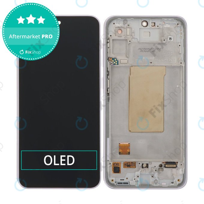 Schermo OLED per Samsung A36 A366E, Awesome Lavender, Vetro touch con cornice
