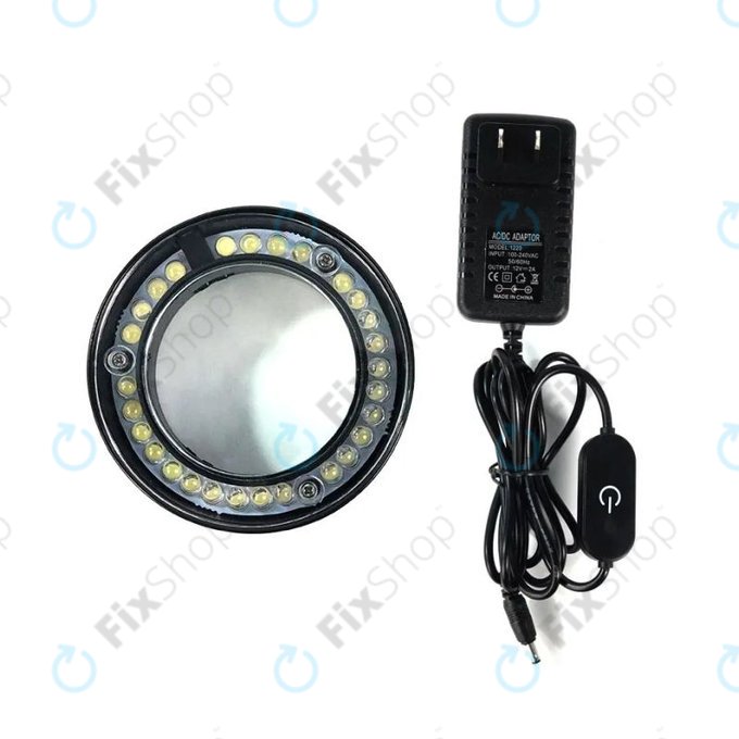 Lampada LED regolabile per microscopio, Relife RL-033D, Black
