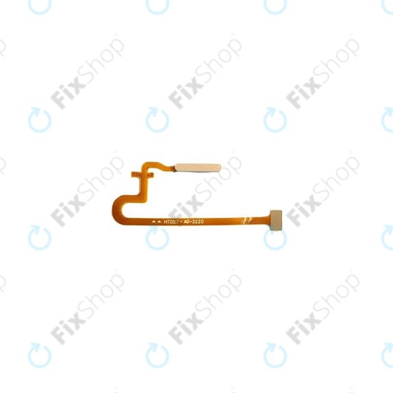 Sensore di impronte digitali con cavo flex per Realme C53 RMX3760, Champion Gold