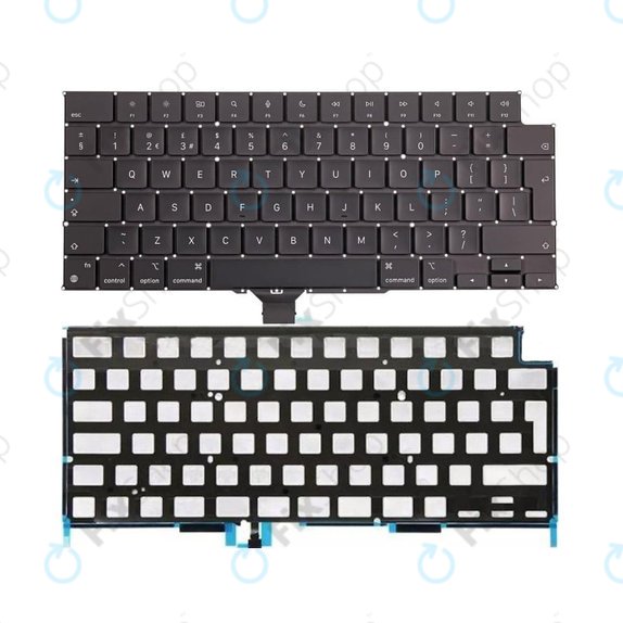 Tastiera con retroilluminazione UK/EU per MacBook Pro 14" M1 Pro A2442, 16" M1 Max A2485 (2021)