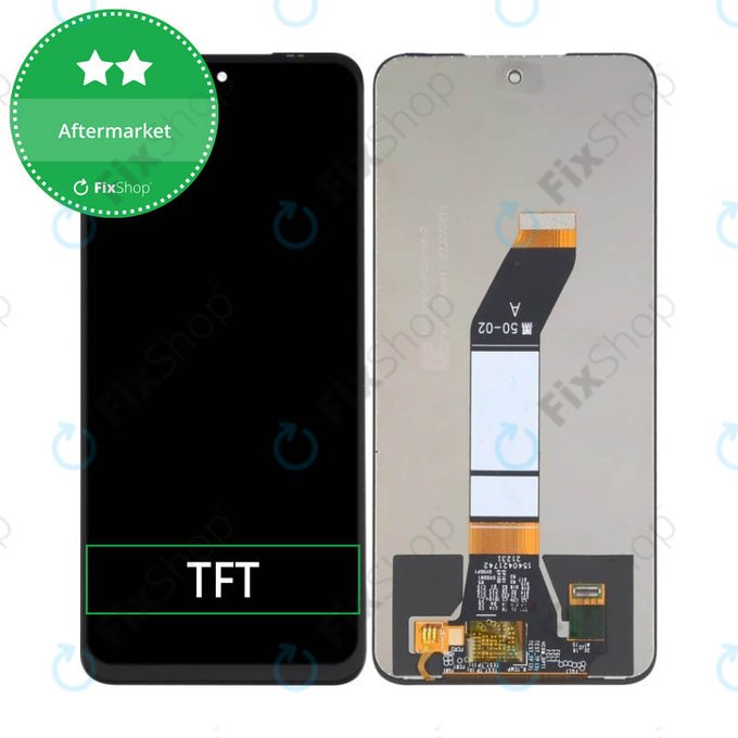 Schermo LCD per Xiaomi Redmi 10 (2022), Vetro touch senza cornice