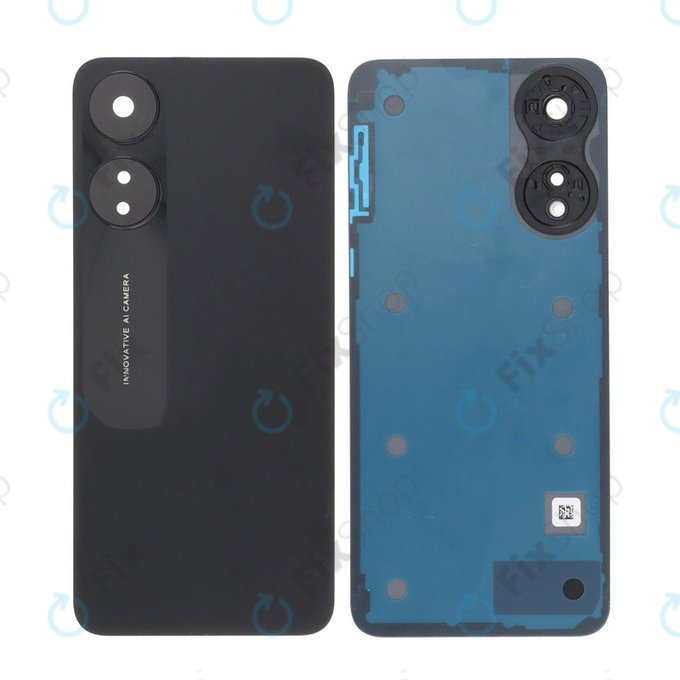Cover batteria per Oppo A78, Glowing Black