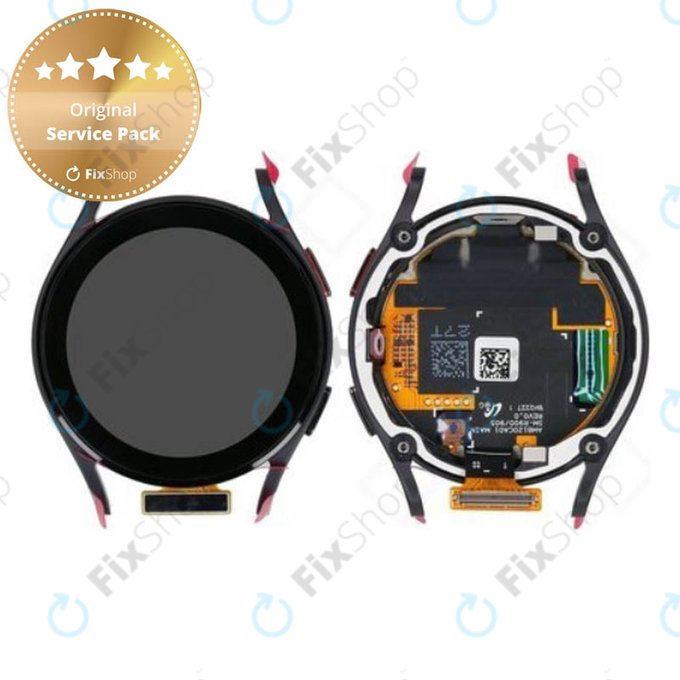 Schermo per Samsung Galaxy Watch 5 40mm R900, Graphite, Vetro touch con cornice, GH82-30040A, Genuine Service Pack