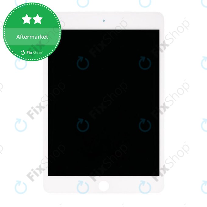 Schermo LCD per iPad Mini 5, White, Vetro touch senza cornice